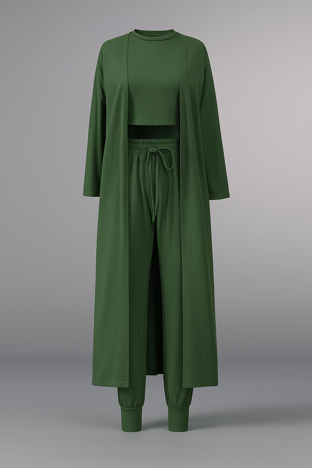 Women’s Knitted Slim-Fit Vest & Trousers Set
