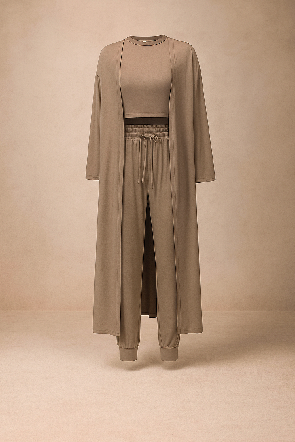 Women’s Knitted Slim-Fit Vest & Trousers Set